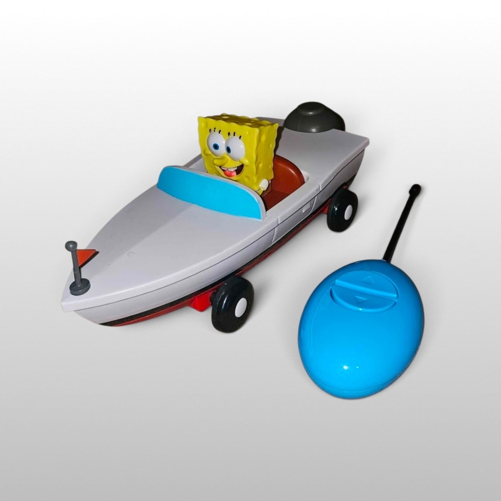 SpongeBob RC Boatmobile Gray Remote Control Toy SquarePants OS Nickelodeon Toy